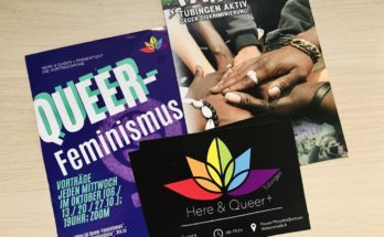 Flyer der Veranstltung von TAKT, Here&Quee und Queer Feminismusr