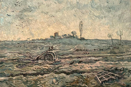 Schneebedecktes Feld mit Egge (nach Millet), Van Gogh 1890